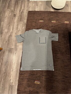 Red Bull Men's Gray Athletic Pocket Tee